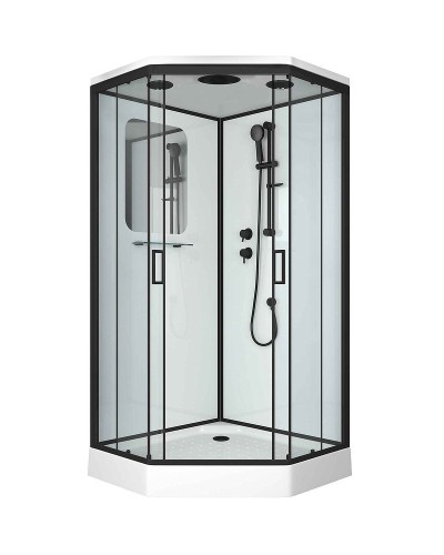 Душевая кабина Niagara Premium 100x100 NG-6902-01D Black без гидромассажа