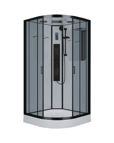 Душевая кабина Niagara Premium 90x90 NG-6901-01G Black с гидромассажем