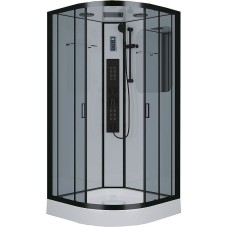 Душевая кабина Niagara Premium 100x100 NG-6902-01G Black с гидромассажем