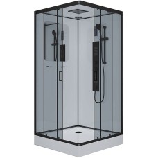 Душевая кабина Niagara Premium 90x90 NG-6901-01GQ Black с гидромассажем