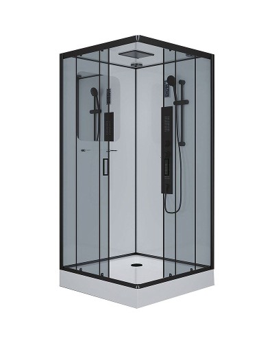 Душевая кабина Niagara Premium 90x90 NG-6901-01GQ Black с гидромассажем