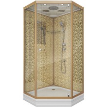 Душевая кабина Niagara Lux 100x100 NG-7702DG без гидромассажа