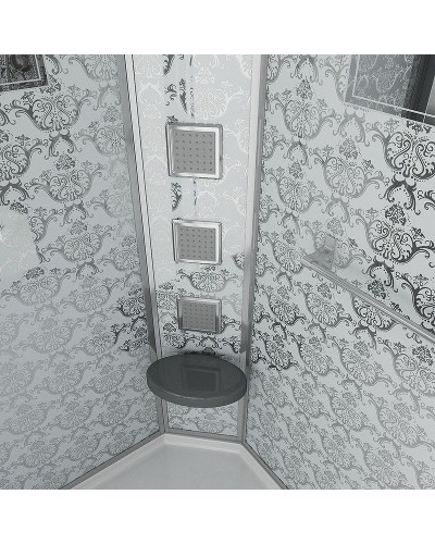 Душевая кабина Niagara Lux 120x90 NG-7711WL с гидромассажем