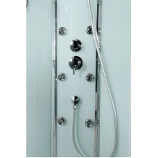 Душевая кабина 80х80х225 см BelBagno Uno прозрачное UNO-CAB-R-2-80-C-CR