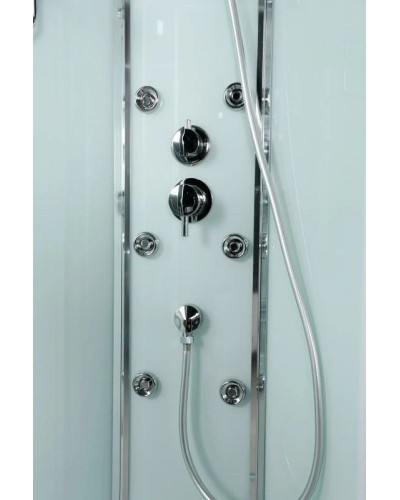 Душевая кабина 80х80х225 см BelBagno Uno прозрачное UNO-CAB-R-2-80-C-CR