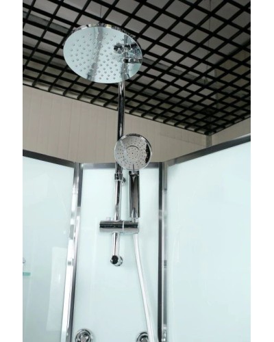 Душевая кабина 80х80х225 см BelBagno Uno прозрачное UNO-CAB-R-2-80-C-CR