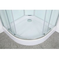 Душевая кабина 80х80х225 см BelBagno Uno прозрачное UNO-CAB-R-2-80-C-CR