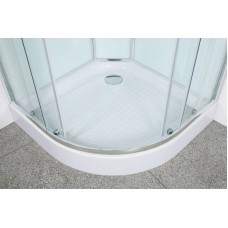 Душевая кабина 80х80х225 см BelBagno Uno прозрачное UNO-CAB-R-2-80-C-CR