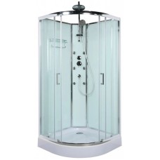 Душевая кабина 90х90х225 см BelBagno Uno прозрачное UNO-CAB-R-2-90-C-CR