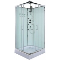 Душевая кабина 90х90х225 см BelBagno Uno прозрачное UNO-CAB-A-2-90-C-CR