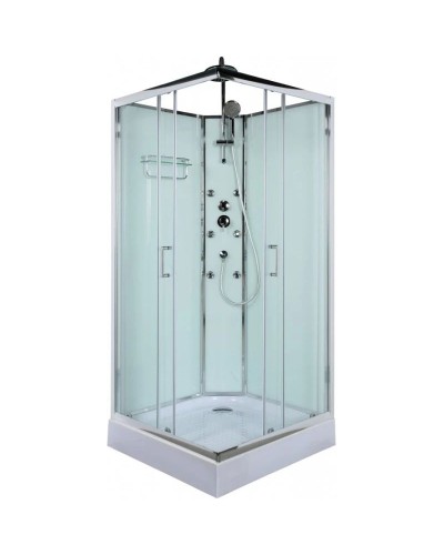 Душевая кабина 90х90х225 см BelBagno Uno прозрачное UNO-CAB-A-2-90-C-CR