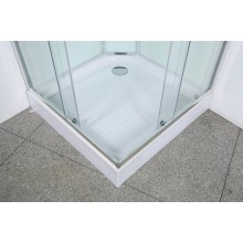 Душевая кабина 90х90х225 см BelBagno Uno прозрачное UNO-CAB-A-2-90-C-CR