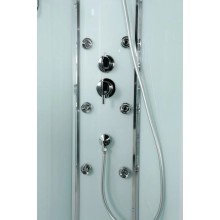 Душевая кабина 90х90х225 см BelBagno Uno прозрачное UNO-CAB-A-2-90-C-CR