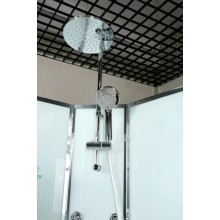 Душевая кабина 90х90х225 см BelBagno Uno прозрачное UNO-CAB-A-2-90-C-CR