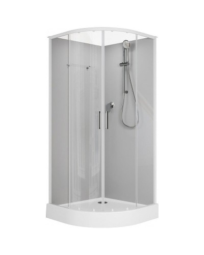 Душевая кабина Aquanet Passion EVO R White 90х90 267253 без гидромассажа