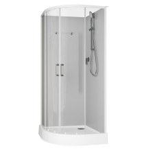 Душевая кабина Aquanet Passion EVO R White 90х90 267253 без гидромассажа