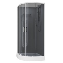 Душевая кабина Aquanet Passion EVO R White 90х90 267254 без гидромассажа