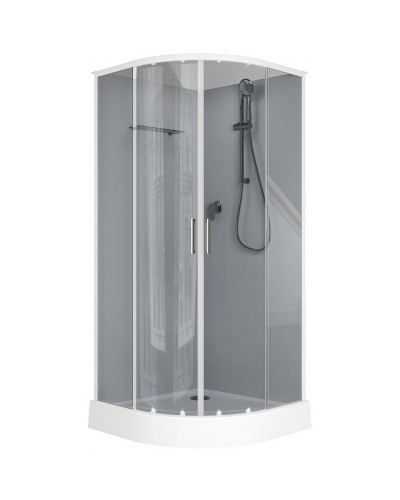 Душевая кабина Aquanet Passion EVO R White 90х90 267255 без гидромассажа