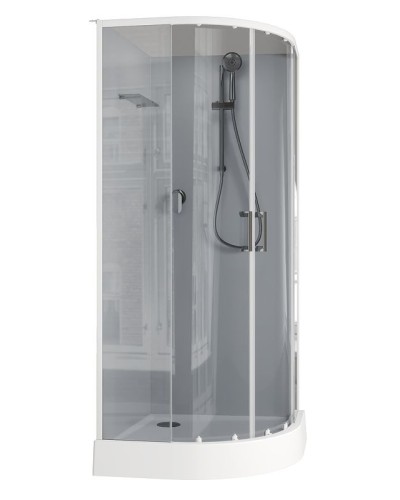 Душевая кабина Aquanet Passion EVO R White 90х90 267255 без гидромассажа