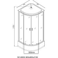 Душевая кабина Aquanet SC-900Q 90х90 243328 без гидромассажа