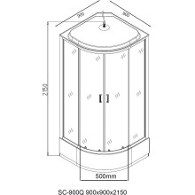 Душевая кабина Aquanet SC-900Q 90х90 243328 без гидромассажа