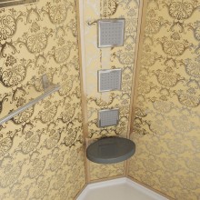 Душевая кабина Niagara Lux 120x80 NG-7711GR с гидромассажем