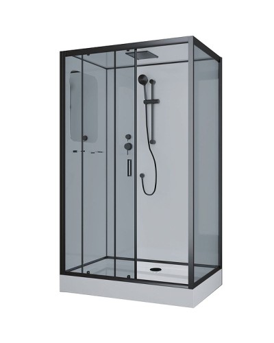 Душевая кабина Niagara Premium 120x80 NG-6912-01QL Black без гидромассажа