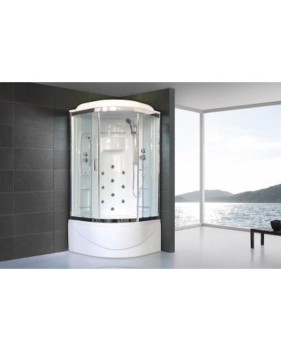 Душевая кабина Royal Bath RB100NRW-T-CH-P с гидромассажем