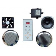 Душевая кабина Royal Bath BK 120x80 RB8120BK1-M-CH-L-EL без гидромассажа