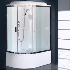 Душевая кабина Royal Bath BK 120x80 RB8120BK1-M-CH-R-EL без гидромассажа