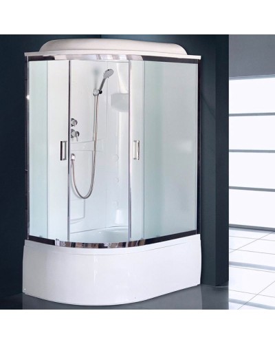 Душевая кабина Royal Bath BK 120x80 RB8120BK1-M-CH-R-EL без гидромассажа