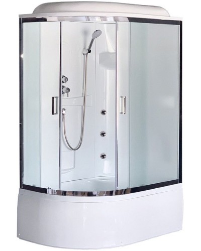 Душевая кабина Royal Bath BK 120x80 RB8120BK2-M-CH-R-EL с гидромассажем