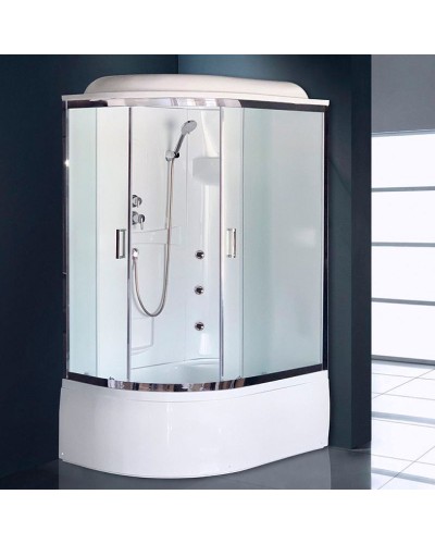 Душевая кабина Royal Bath BK 120x80 RB8120BK2-M-CH-R-EL с гидромассажем