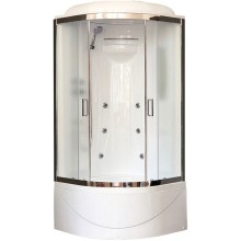 Душевая кабина Royal Bath BK 90x90 RB90BK2-M-CH-EL с гидромассажем