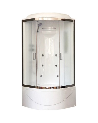 Душевая кабина Royal Bath BK 90x90 RB90BK2-M-CH-EL с гидромассажем