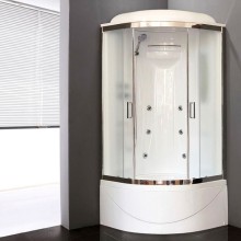 Душевая кабина Royal Bath BK 90x90 RB90BK2-M-CH-EL с гидромассажем