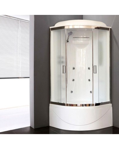 Душевая кабина Royal Bath BK 90x90 RB90BK2-M-CH-EL с гидромассажем