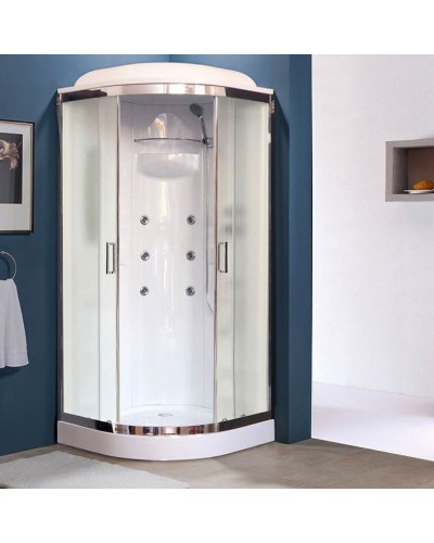 Душевая кабина Royal Bath HK 90x90 RB90HK2-M-CH-EL с гидромассажем