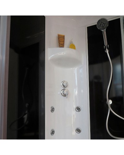 Душевая кабина Royal Bath BK 120x80 RB8120BK3-BT-R с гидромассажем