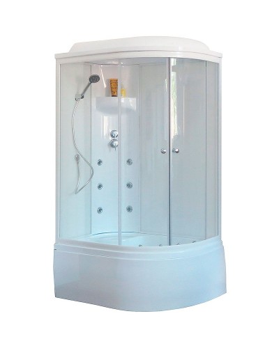 Душевая кабина Royal Bath BK 120x80 RB8120BK3-WT-L с гидромассажем