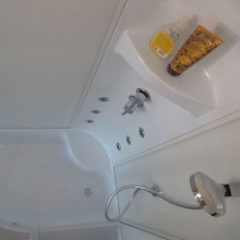 Душевая кабина Royal Bath BK 120x80 RB8120BK3-WT-R с гидромассажем