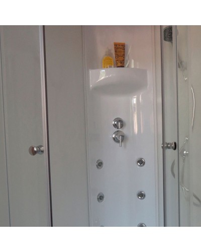 Душевая кабина Royal Bath BK 120x80 RB8120BK3-WT-R с гидромассажем