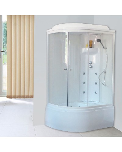 Душевая кабина Royal Bath BK 120x80 RB8120BK3-WT-R с гидромассажем