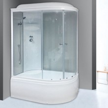 Душевая кабина Royal Bath BK 120x80 RB8120BK4-MT-L без гидромассажа