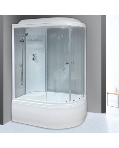Душевая кабина Royal Bath BK 120x80 RB8120BK4-MT-L без гидромассажа