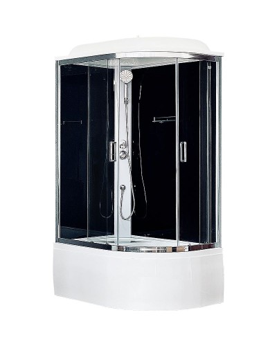 Душевая кабина Royal Bath BK 120x80 RB8120BK5-BT-CH-L без гидромассажа