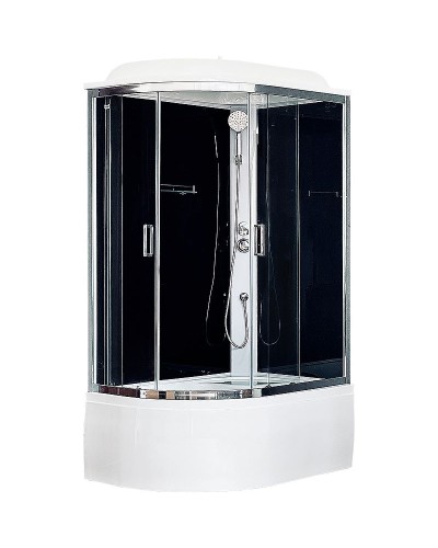 Душевая кабина Royal Bath BK 120x80 RB8120BK5-BT-CH-R без гидромассажа