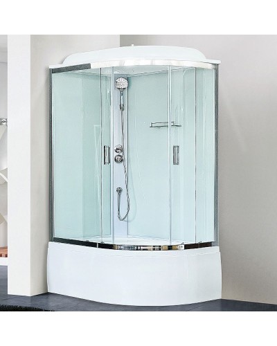 Душевая кабина Royal Bath BK 120x80 RB8120BK5-WT-CH-L без гидромассажа