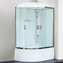 Душевая кабина Royal Bath BK 120x80 RB8120BK5-WT-CH-R без гидромассажа