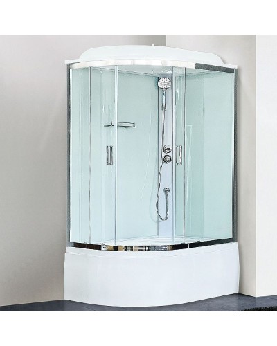 Душевая кабина Royal Bath BK 120x80 RB8120BK5-WT-CH-R без гидромассажа